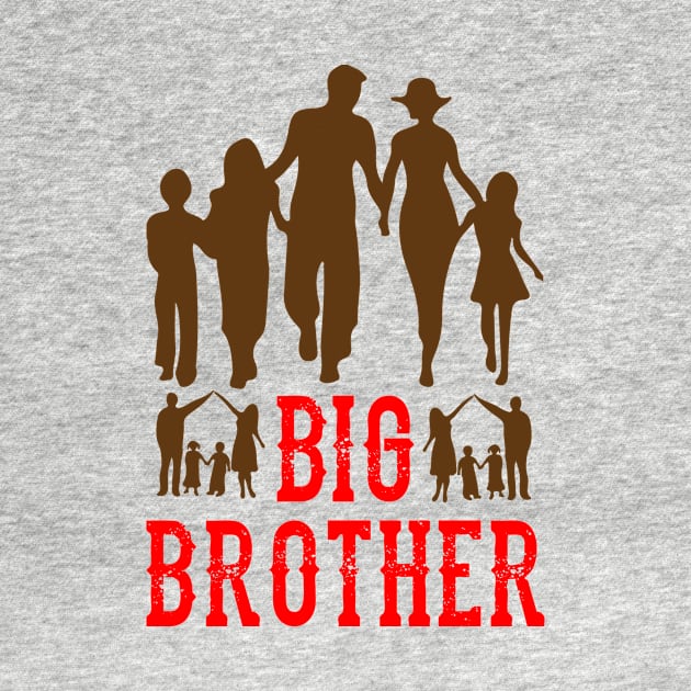 Big Brother T Shirt For Men by Xamgi